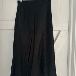 Aritzia Black Slip Skirt